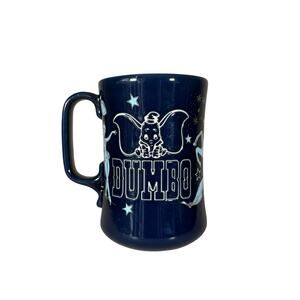 Disney Store Dumbo 80th Anniversary Navy Blue Mug 14 Ounce